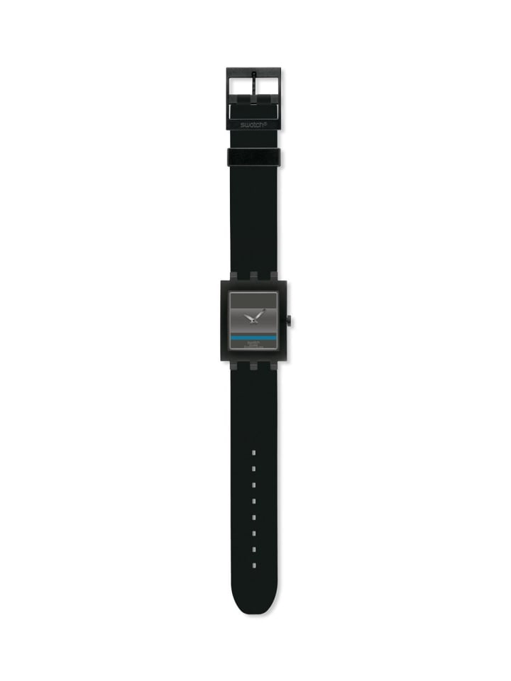 Armbanduhr in Schwarz/Grau 45 mm