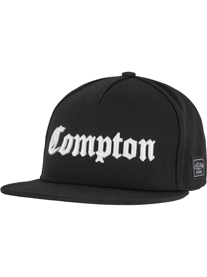 Cap "C&S Compton Plain Snapback Cap" in Schwarz