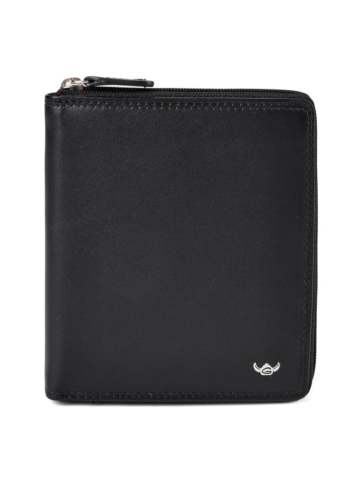 Polo Geldbörse RFID Leder 10,5 cm schwarz