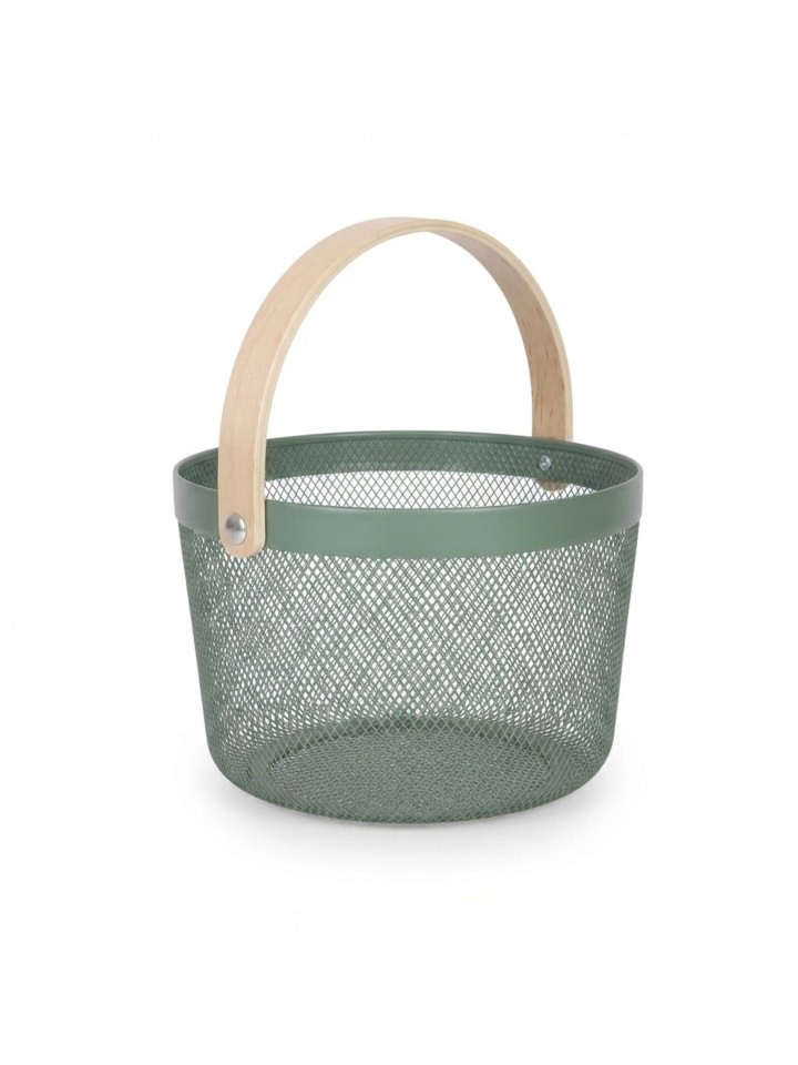 Drahtkorb in Mint