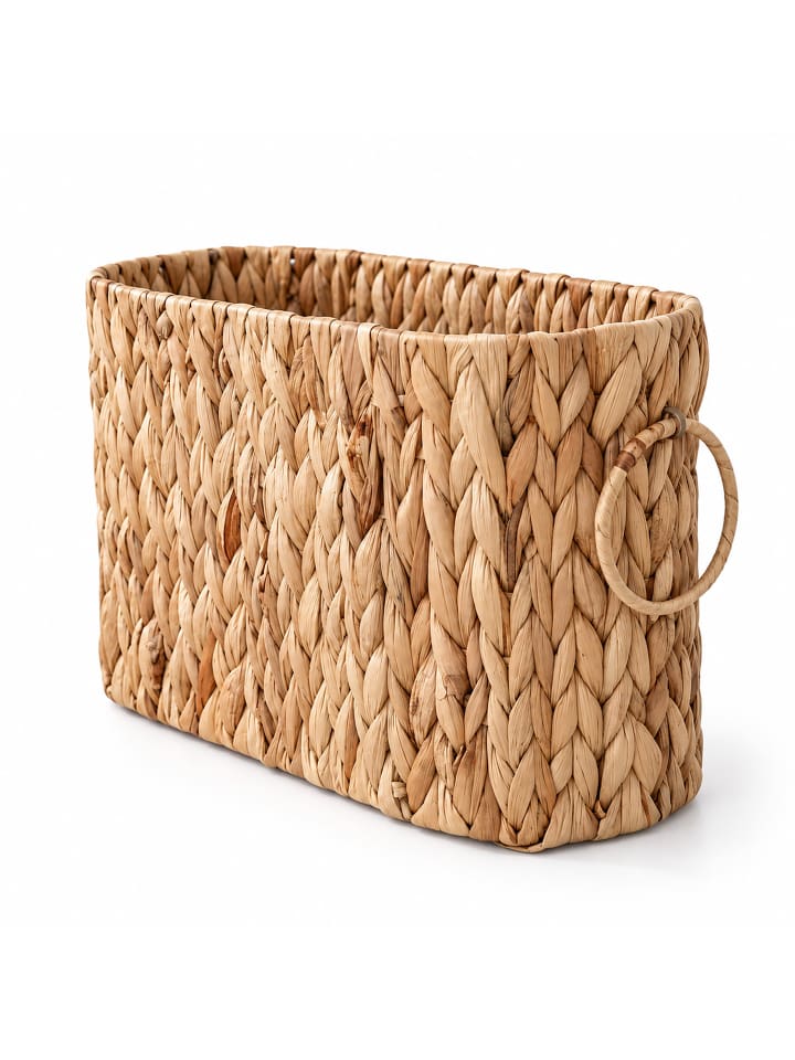 Toilettenpapier Aufbewahrung in Natur - (B)40 x (H)25 x (T)16,5 cm