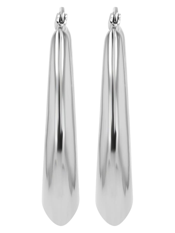 Damen Ohrringe – Creole aus Edelstahl in silber