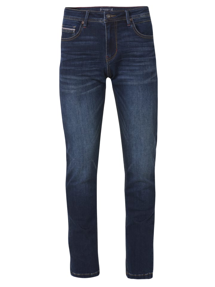 Normale jeans aus denim in blau