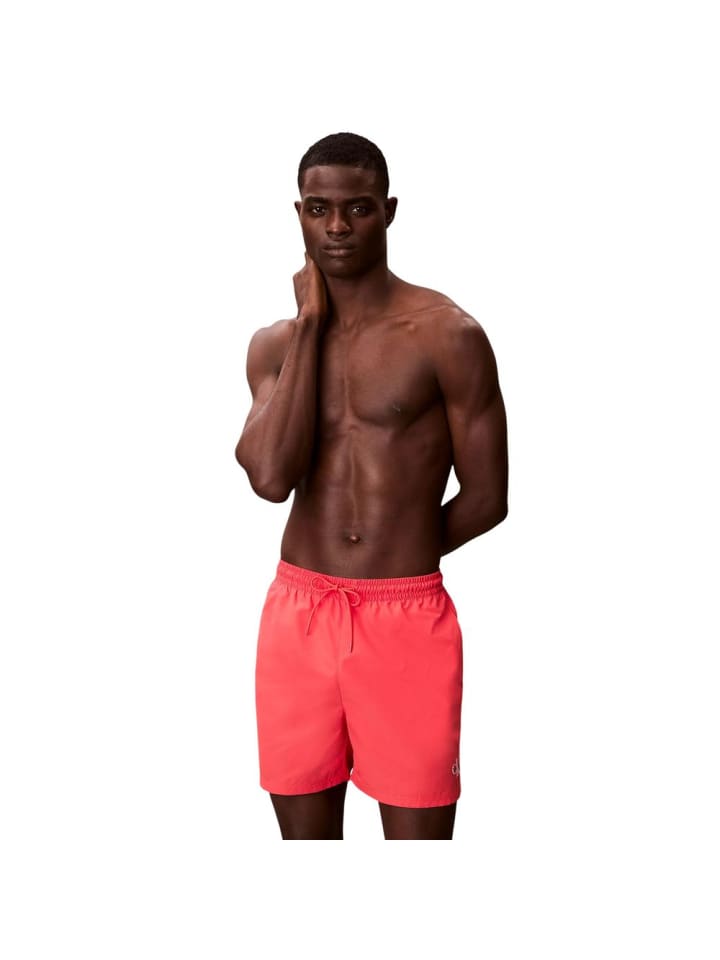 Orange Recyceltes Polyester Badeshorts