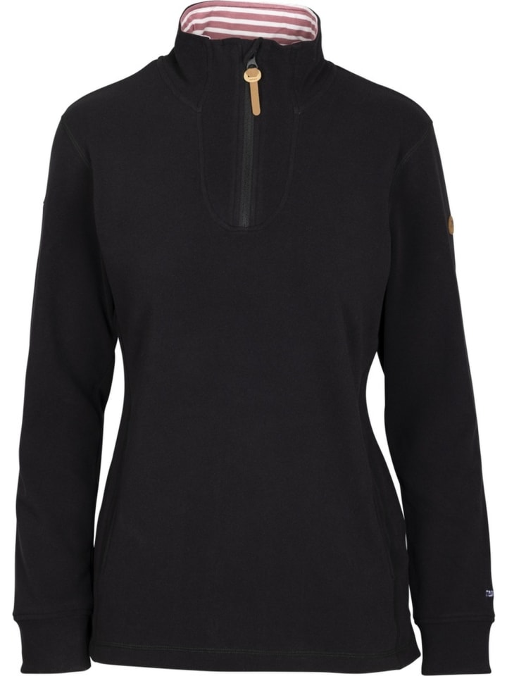Fleecejacke/Fleecepullover "Big Heart Fleece At200" in Schwarz
