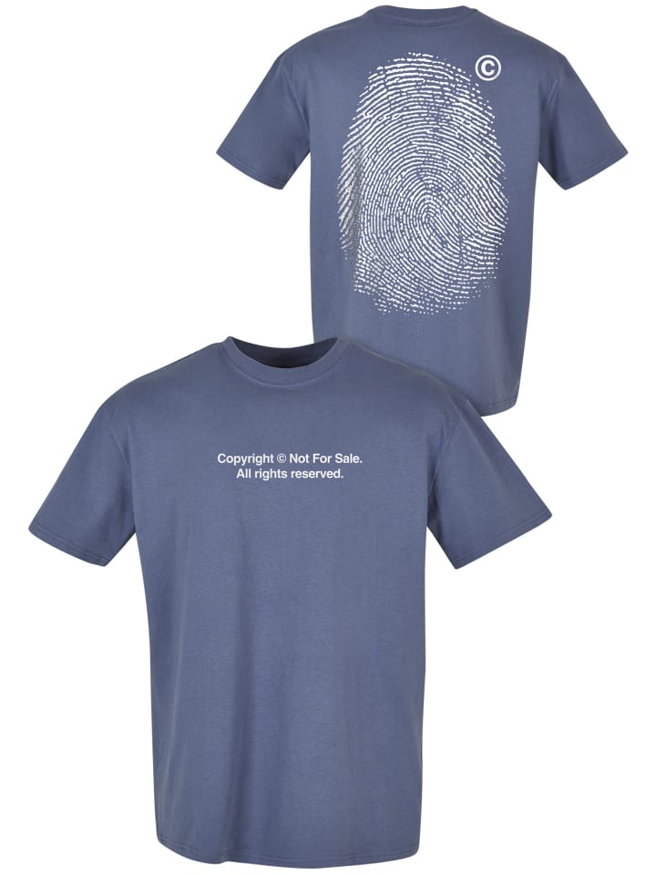 T-Shirt in vintageblue