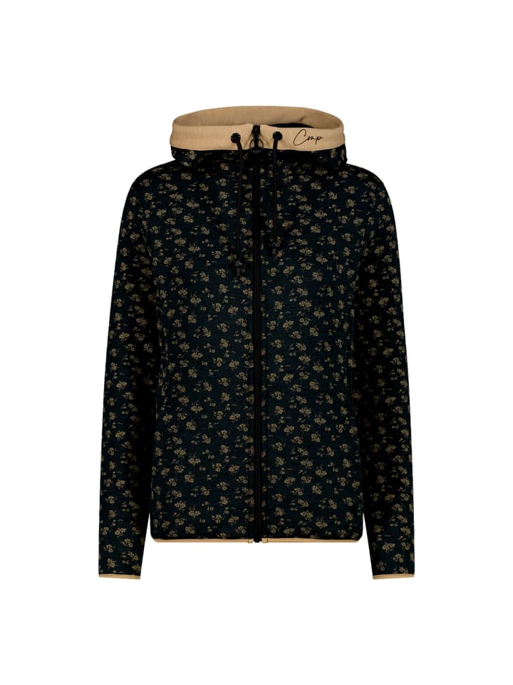 Woman Jacket Fix Hood in Mehrfarbig