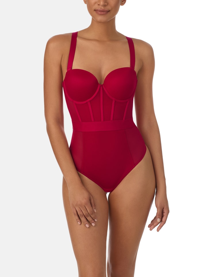Bodysuit Sheers in PERSIANRED