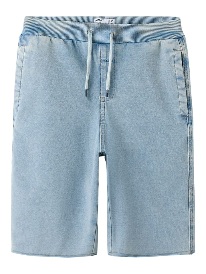 Shorts in Light Blue Denim