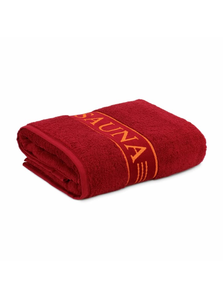 Saunatuch Sauna in ruby