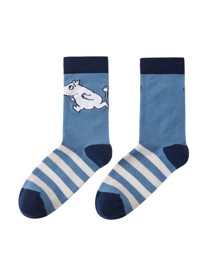 Socken Moomin Randig Blue Ocean