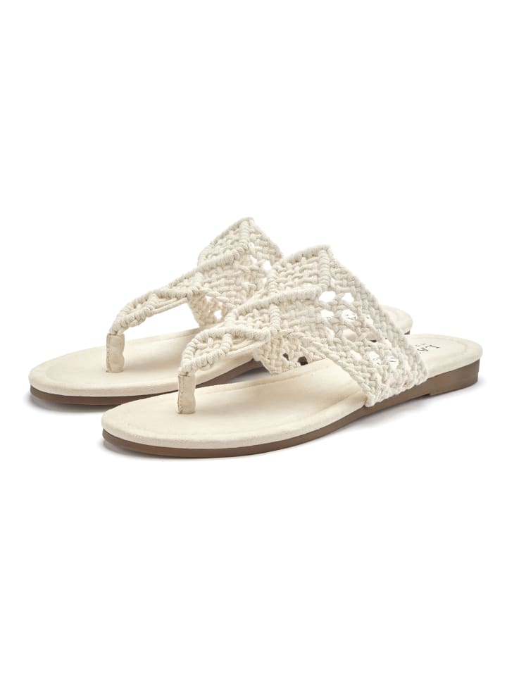 Pantolette in beige