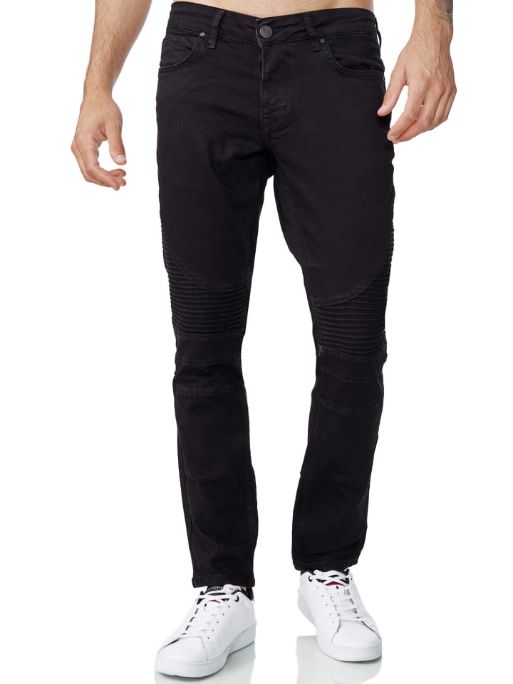 Jeans "16517" - Slim Fit - in Schwarz