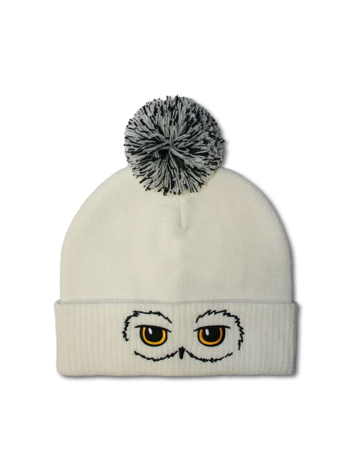 Strickmütze Harry Potter - Hedwig in weiss