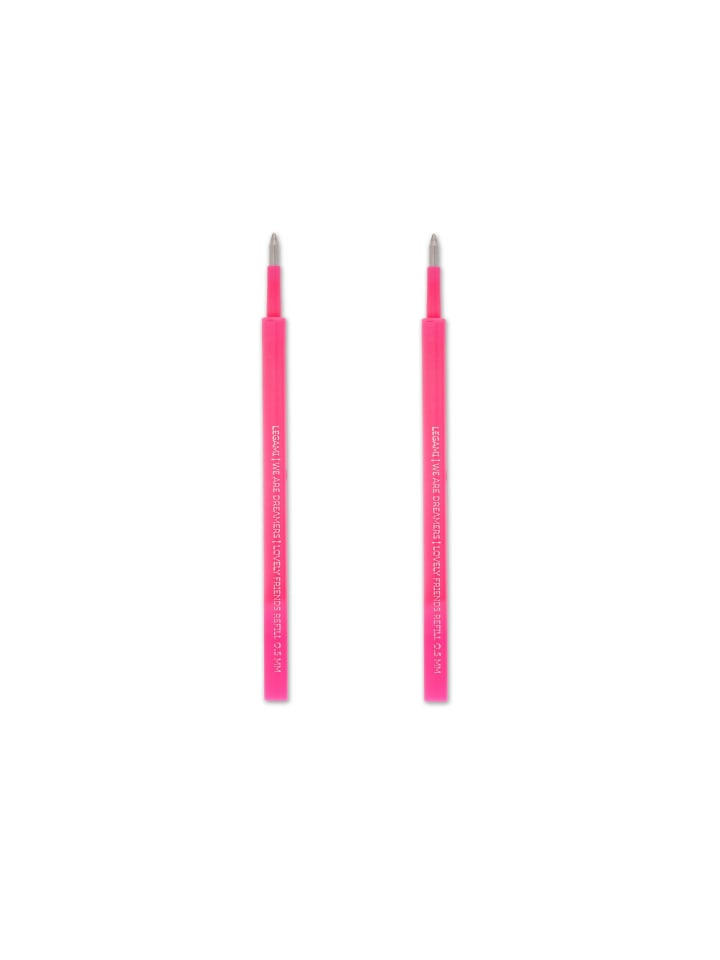 Legami Gelstift 2 Ersatzpatronen - LOVELY FRIENDS REFILL SET - NEON PINK