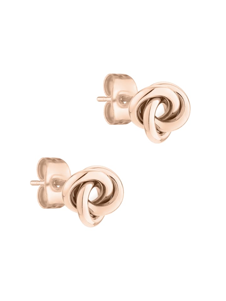 Ohrstecker The Small Knot in roségold