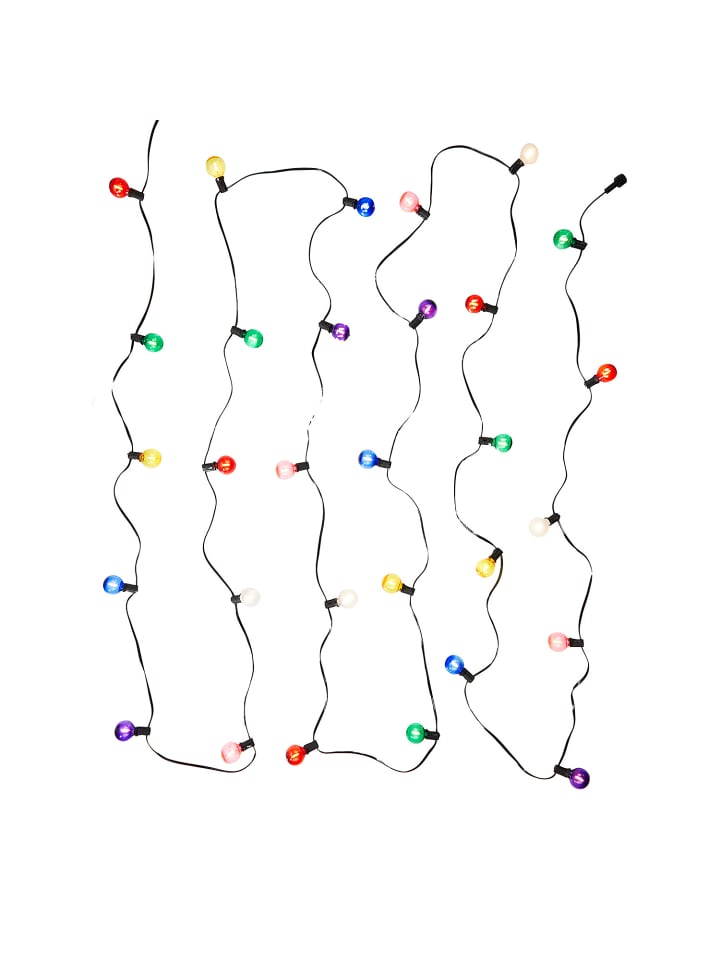 Butlers LED-Lichterkette RAINBOW BULBS in Multicolor