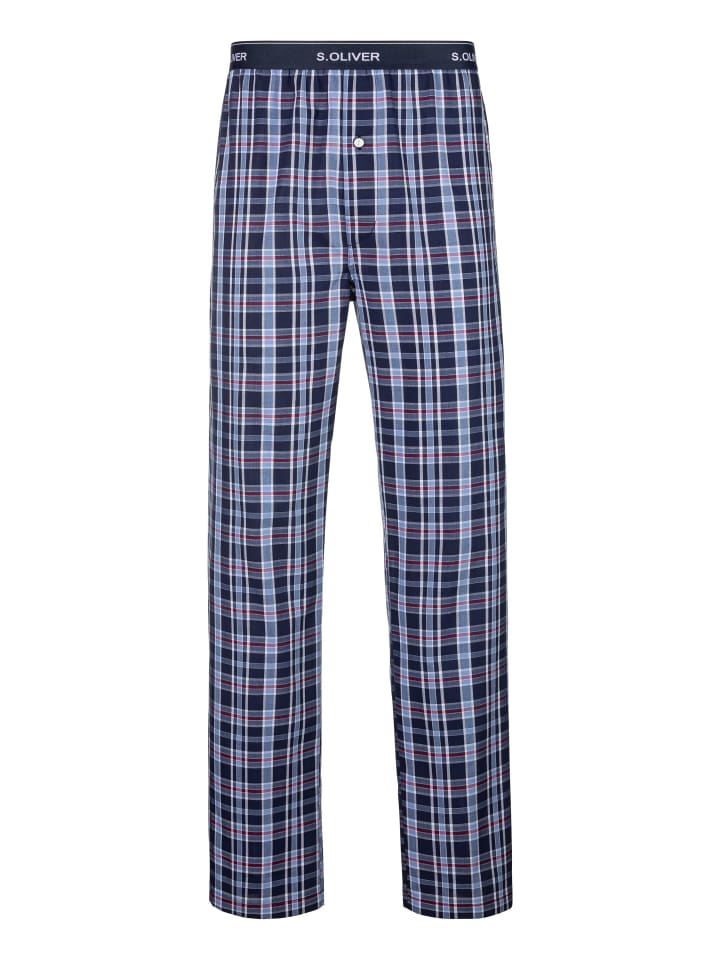 Webhose in blau-kariert