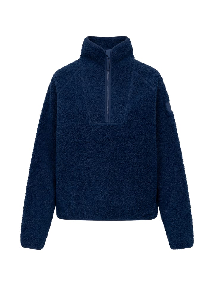 Fleecejacke Kuschelby Troyer in navy peony