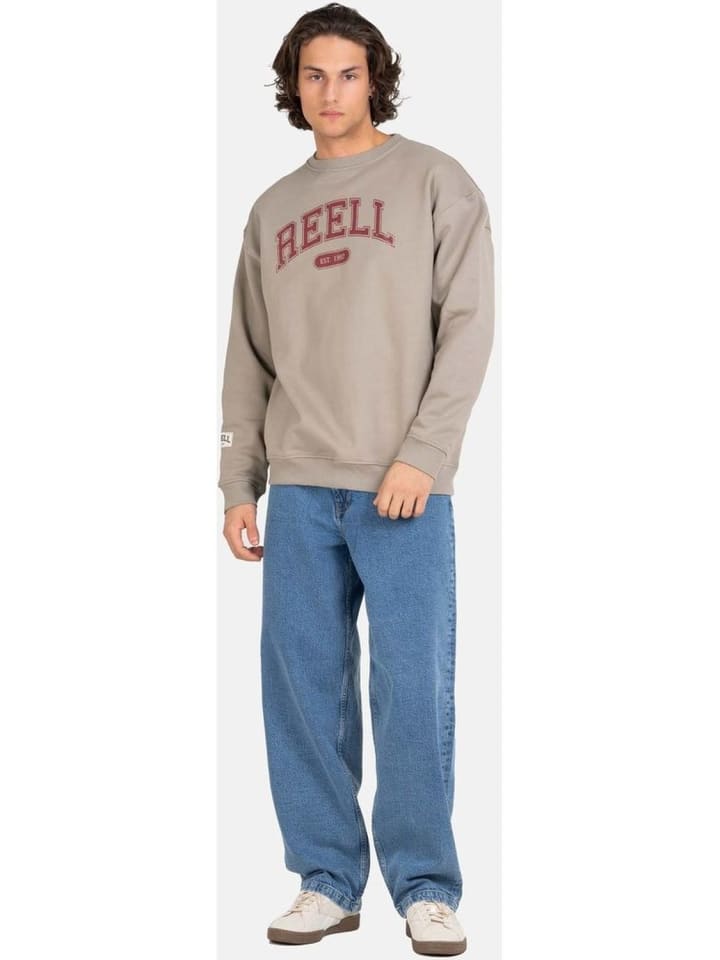 Sweatjacke "Team Crewneck" in Grau