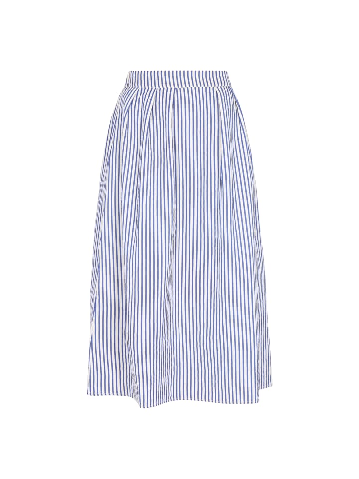 Women Skirt in offwhite navy