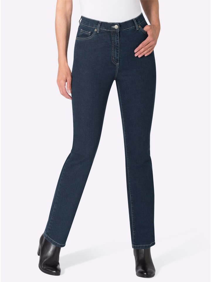 Jeans in blue-stone-washed