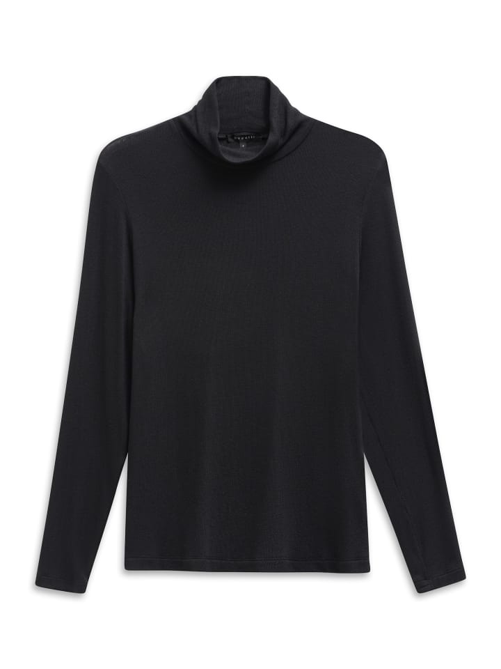 Rollkragen Shirt in 290-schwarz