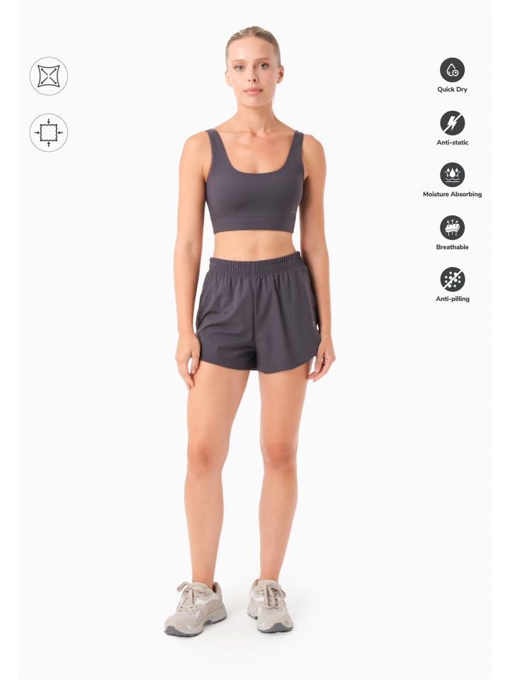 Shorts "SELENNA" in Schattengrau