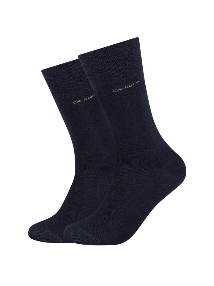Socken ca-soft 3in1 Tencel Wolle Bambus 2er Pack dark saphire