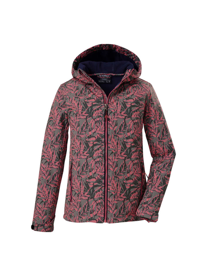 Softshelljacke Mädchen Softshelljacke Print in Grün