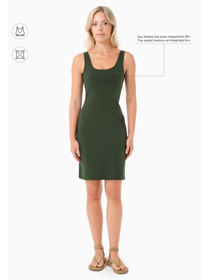 Minikleid "DARRIA" in Amazonasgrün