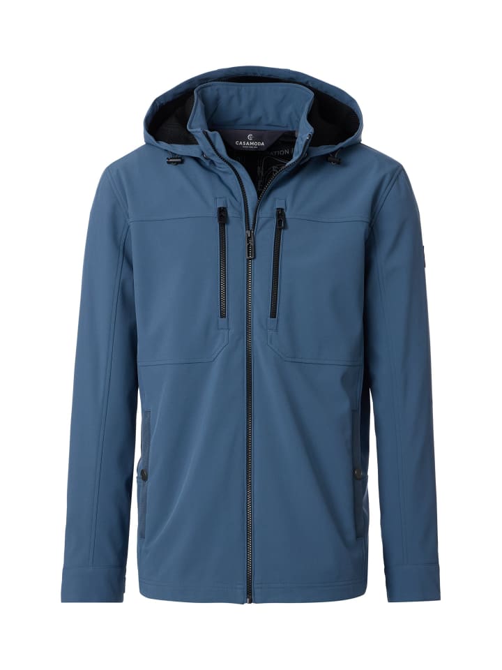 Softshelljacke in Blau