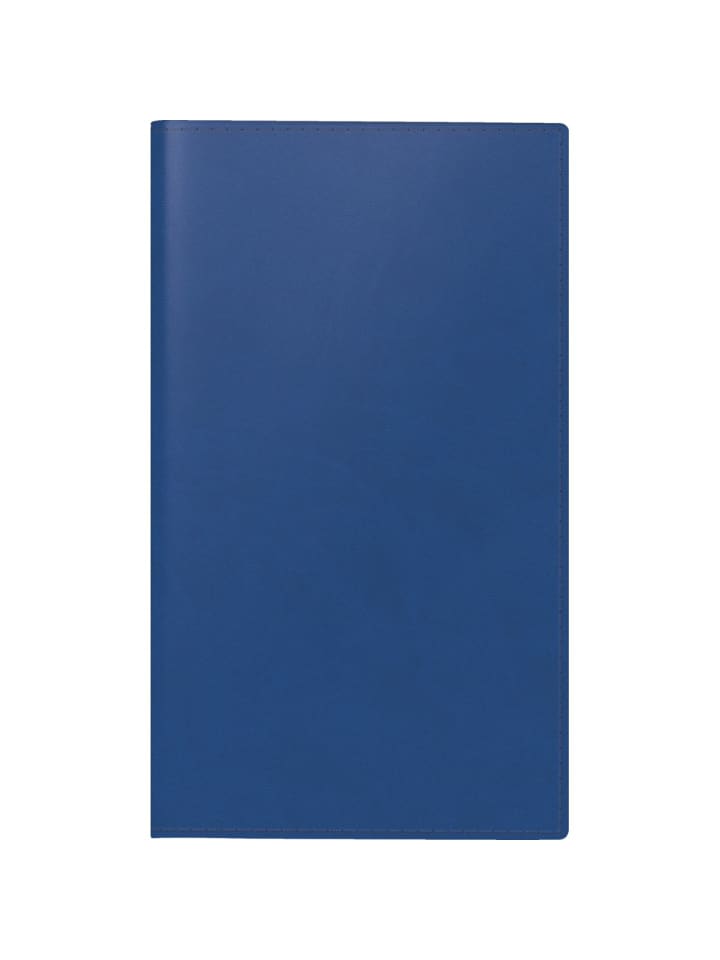 Taschenkalender 753 8,7x15,3cm 1 Monat/2 Seiten Kunstleder blau 2027