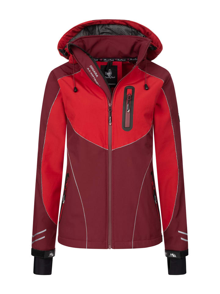 Jacke in Weinrot