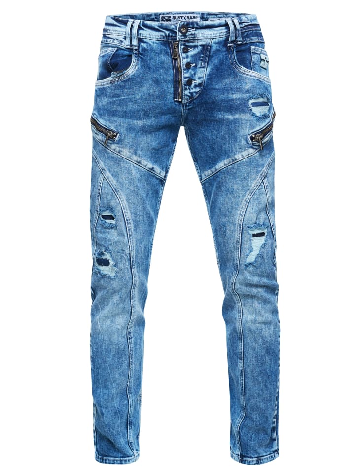 Jeans Hose "MORI" Slim Fit (THE FINAL BOSS) in Blue Used