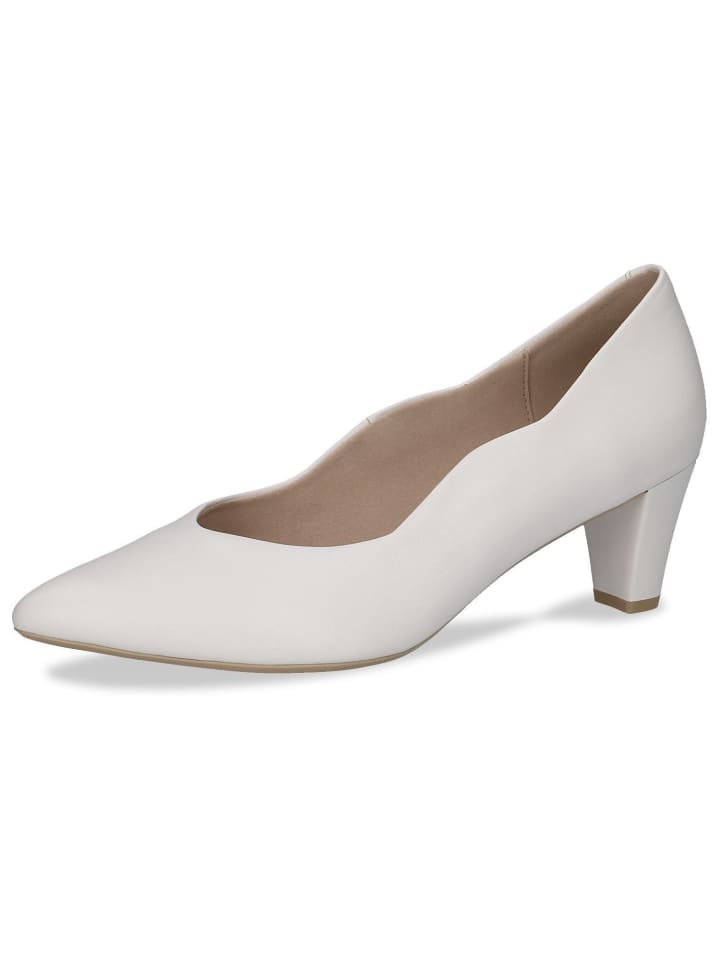 Pumps in WHITE NAPPA
