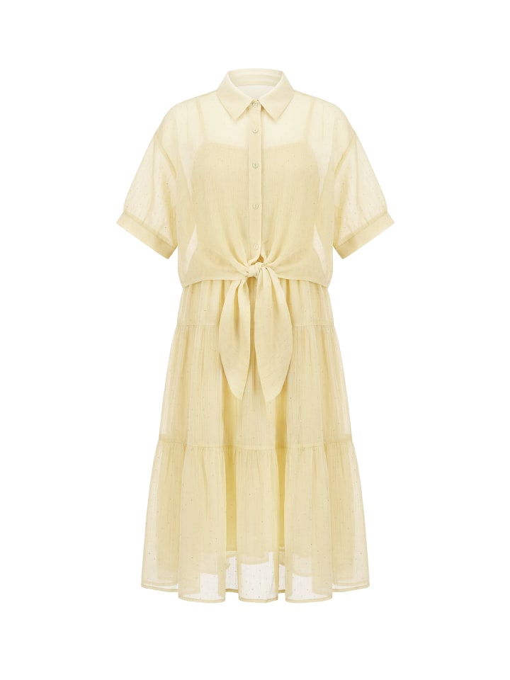 Women 2-Piece Set in Yellow