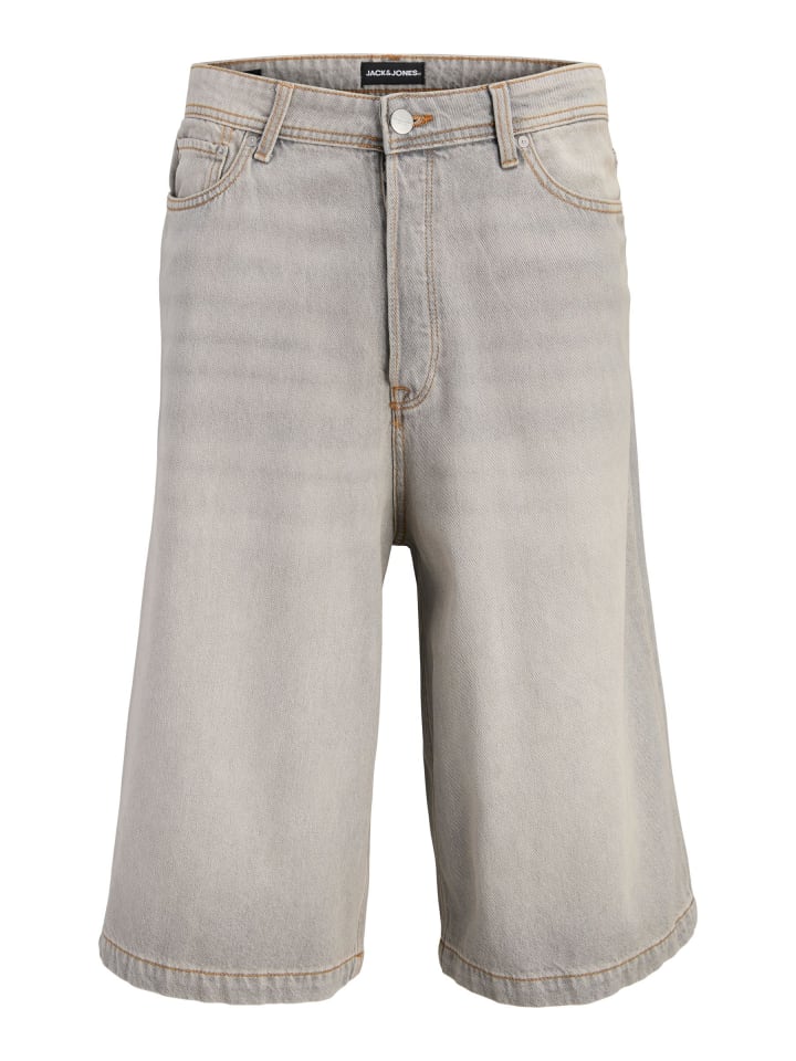 Lässige Shorts in Grey Denim
