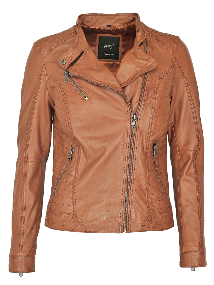 Lederjacke 4202165 in cognac