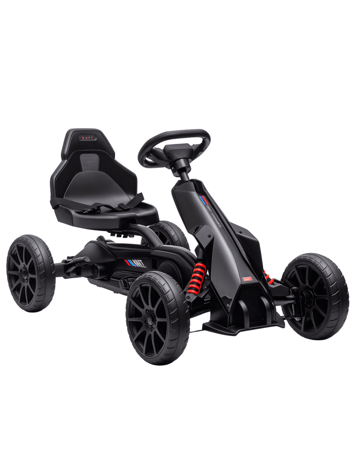 Gokart Tretauto in Schwarz 100L x 58B x 58,5H cm
