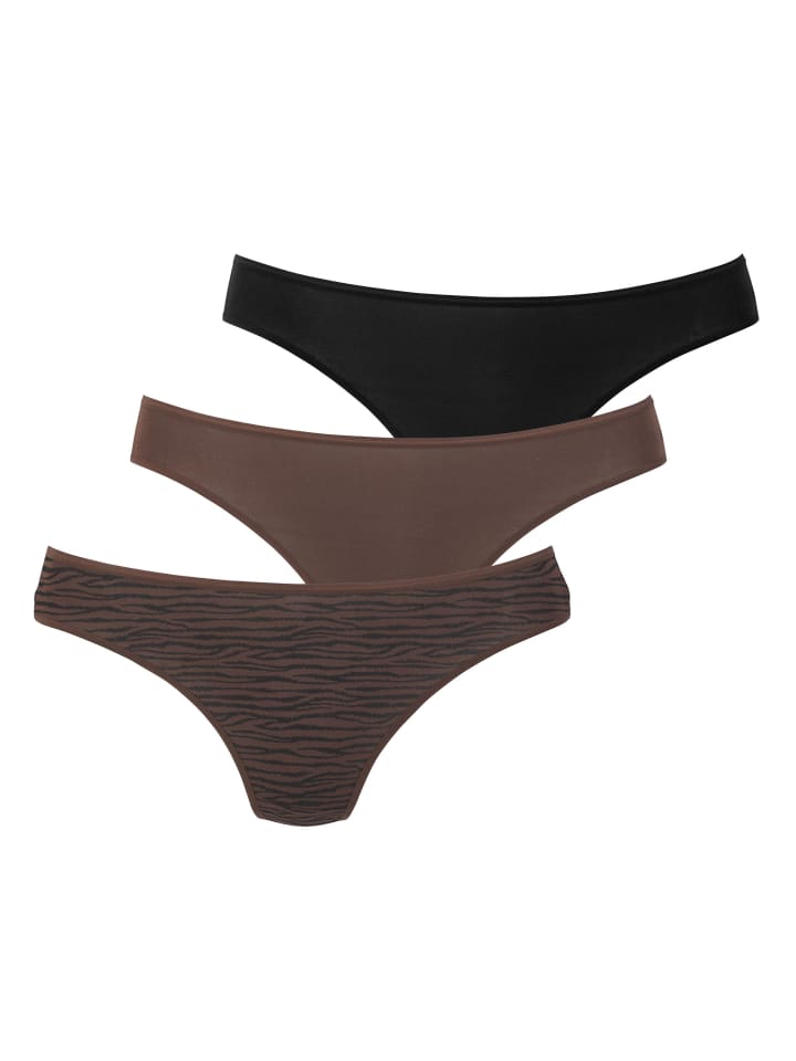 String in braun, schwarz