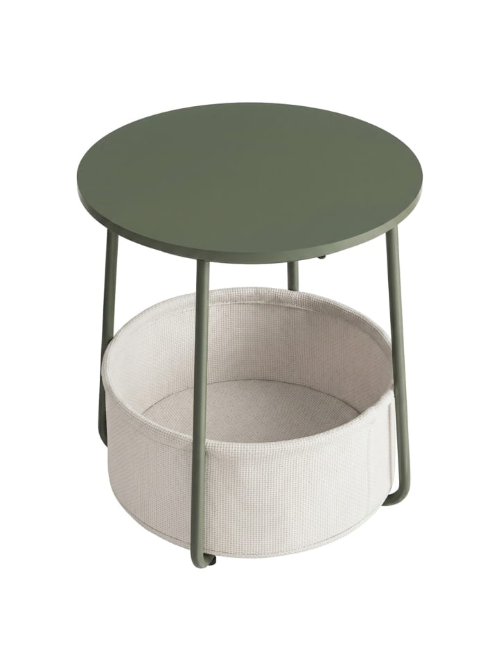 Beistelltisch Lilea in Waldgrün - (B)45 x (H)51 x (T)45 cm