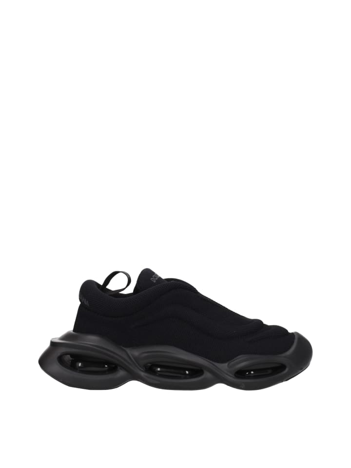 Schwarz Stoff Chunky Sneaker