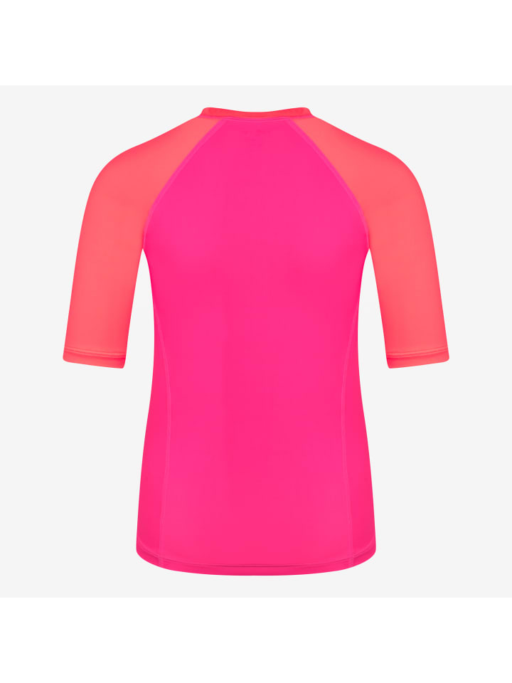 Badeshirt Kvalvika T in bright pink