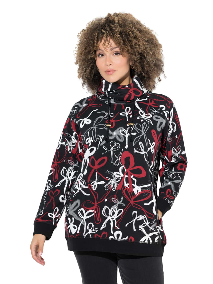 Sweatshirt in schwarz