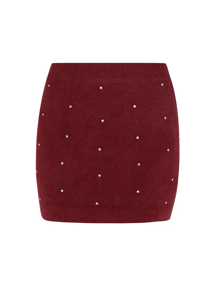 Women Skirt in burgundy