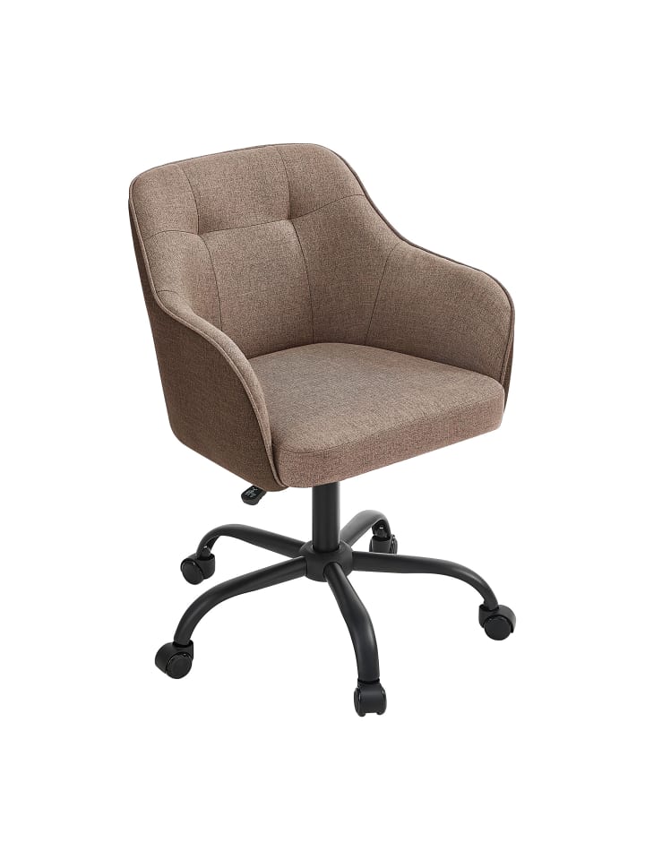 Bürostuhl Tyra in Braun - (B)58 x (H)96 x (T)60.8 cm