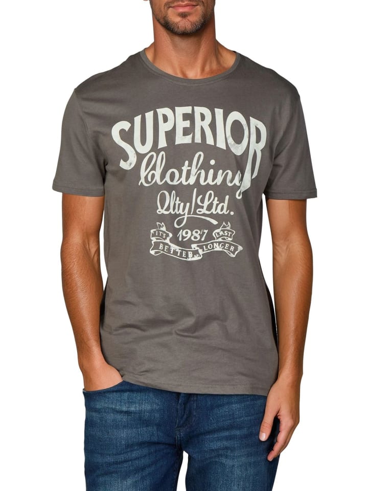 T-Shirt RIVLeon in Grau