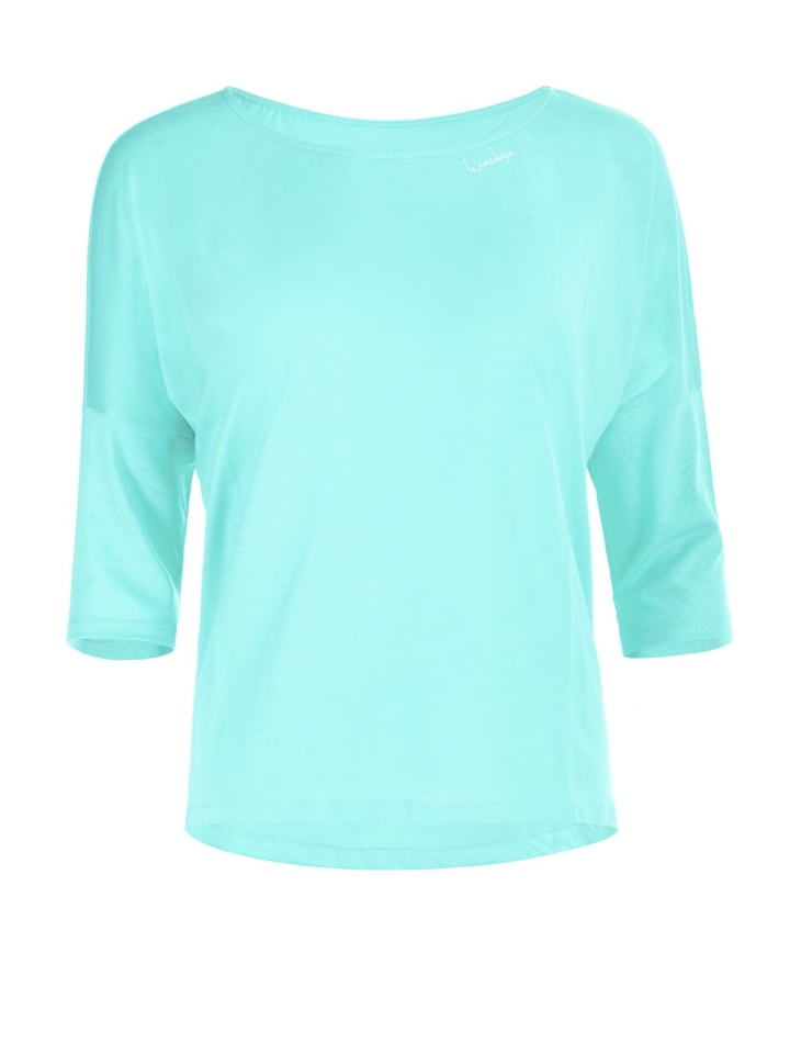 Ultra leichtes Modal-3/4-Arm Shirt MCS004 in mint