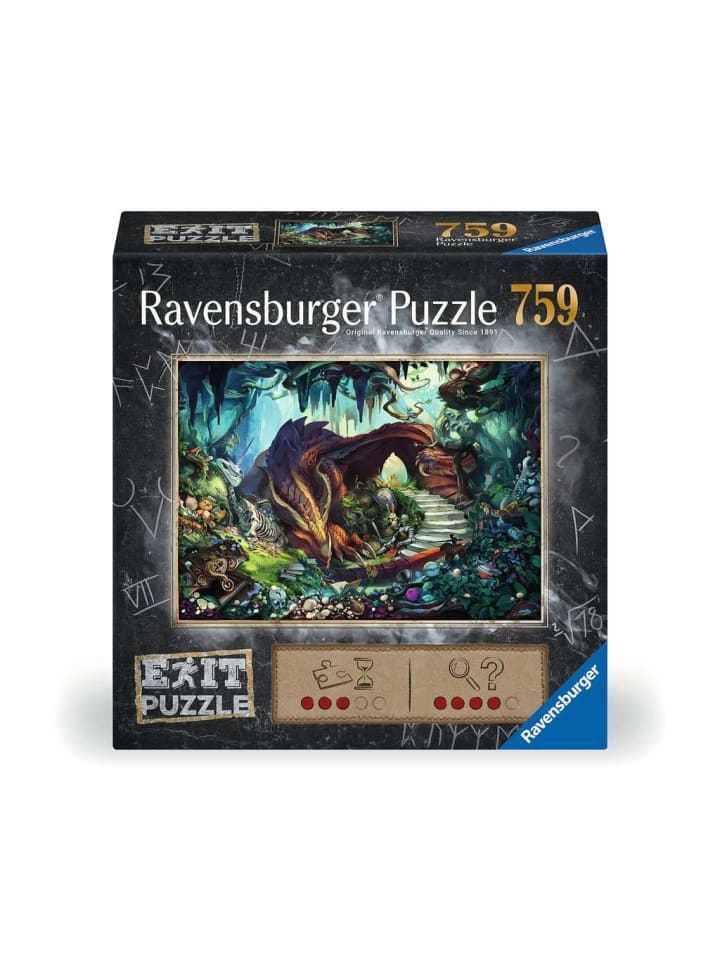 Ravensburger Puzzle 759 Teile Drachenhöhle in bunt